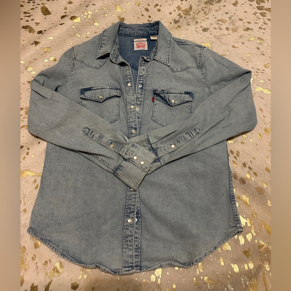 Levi's Classic Blue Denim Shirt